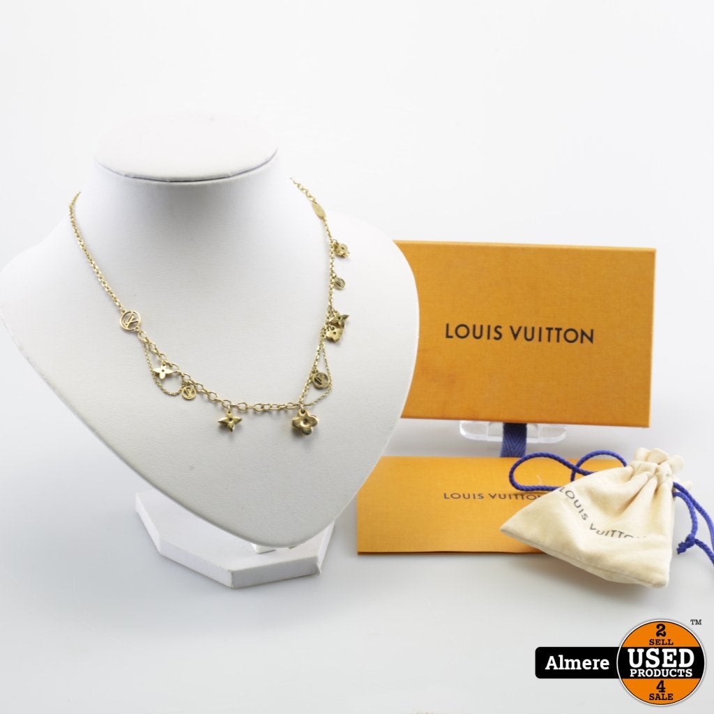 Louis Vuitton M64855 Collier Blooming Ketting, Sieraden, Tassen en Uiterlijk, Kettingen, Louis Vuitton, Gebruikt, Support@louisvuitton.com