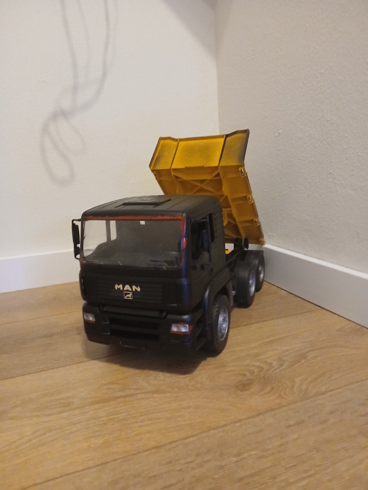 bruder vrachtwagen MAN, Ophalen, Gebruikt