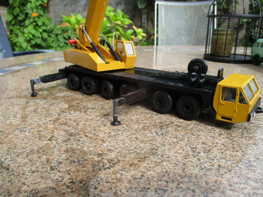 Liebherr 6 assige telekraan van Gescha (Conrad)., Hobby en Vrije tijd, Ophalen of Verzenden, Gebruikt, Hijskraan, Tractor of Landbouw