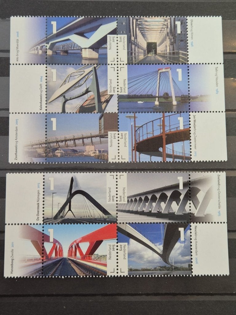 2015  Bruggen in Nederland / nvph 3275-3284 Postfris, Ophalen of Verzenden, Na 1940, Postfris