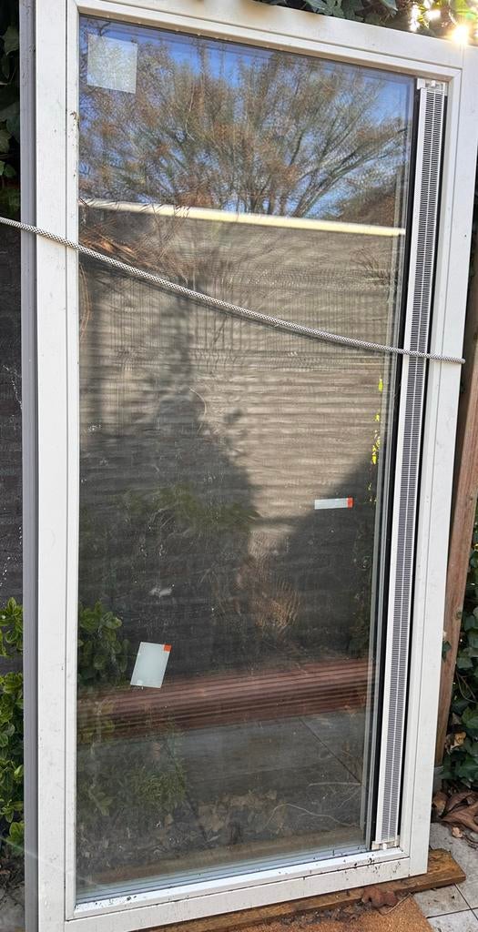 Houten raam met dubbelglas, Ophalen, Gevelraam of Ruit, 80 tot 120 cm, Zo goed als nieuw