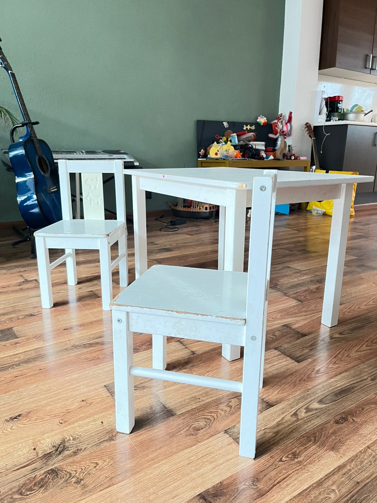 Goed gebruikte knutseltafelset, Ophalen of Verzenden, Gebruikt, Tafel(s) en Stoel(en)