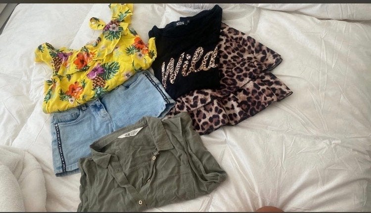 Zomerkleding maat 152/158 pakket, Ophalen, Gedragen