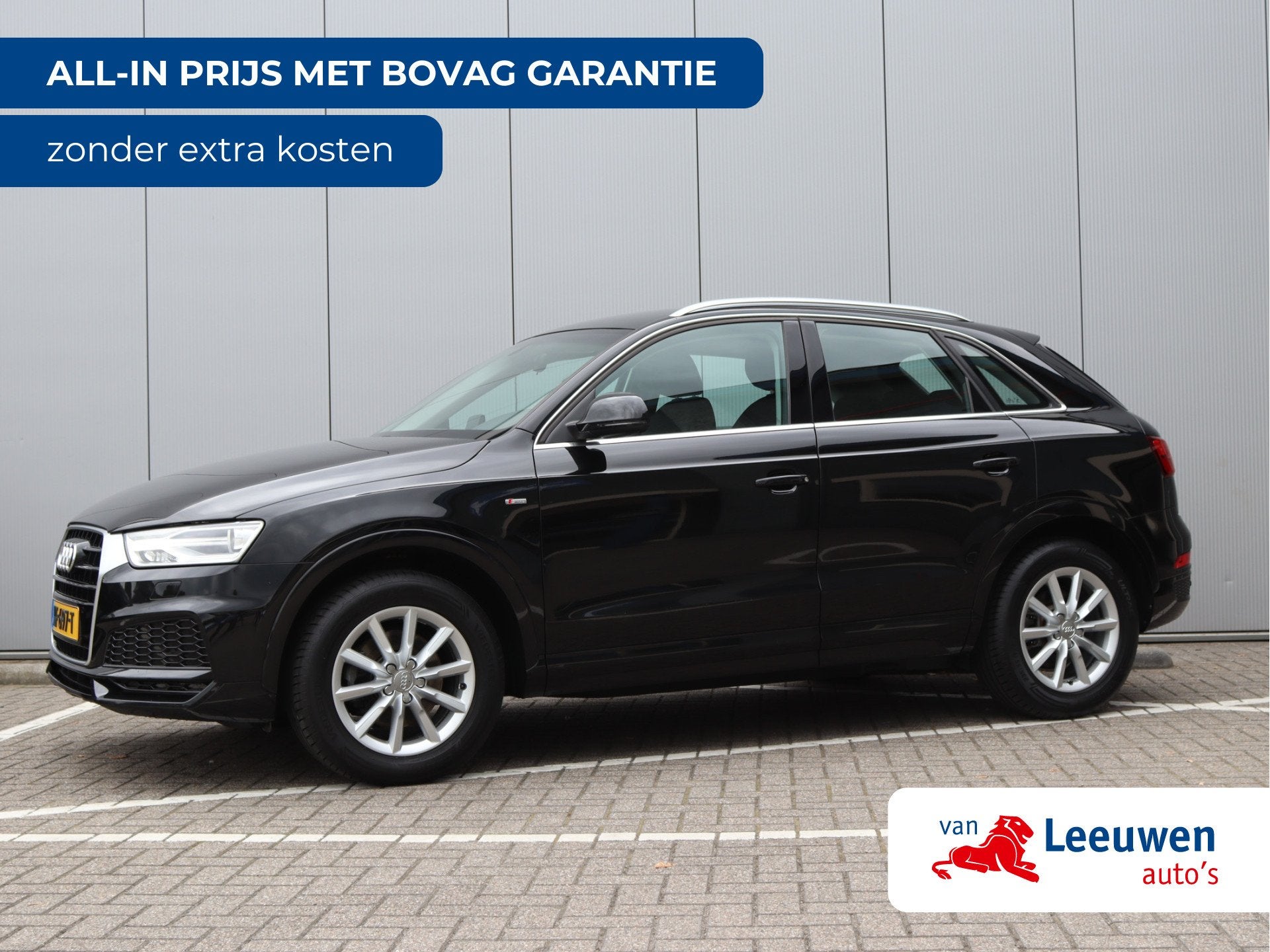 Audi Q3 1.4 TFSI CoD Advance | S-line | Trekhaak | Navigatie, 12 maanden, 4 cilinders, Zwart, Origineel Nederlands