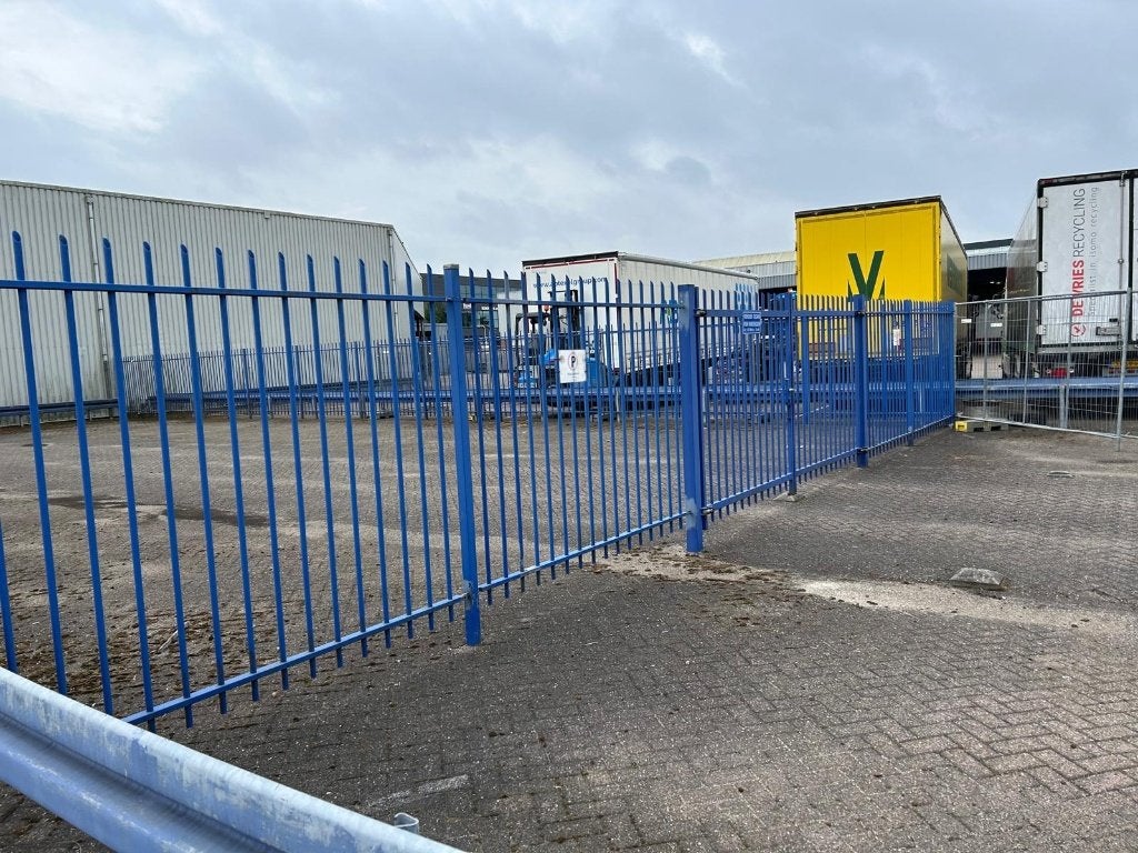 Heras hekwerk spijlen met poort ca 62 meter, Tuin en Terras, Ophalen, Met poort, Gebruikt, Spijlenhekwerk