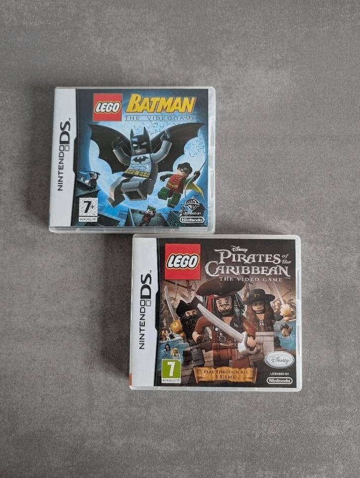 Lego batman / Lego pirates of the carribean NDS, Kinderen en Baby's, Speelgoed | Duplo en Lego, Ophalen of Verzenden, Zo goed als nieuw