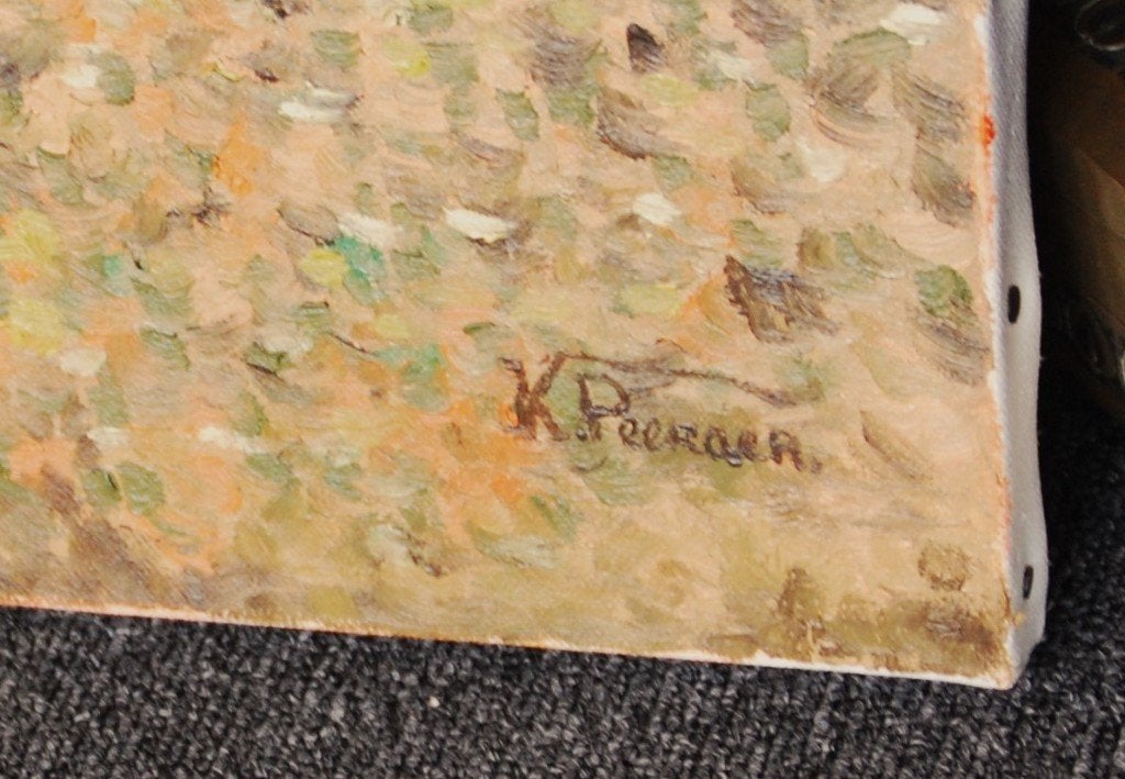 Schilderij van K Peeraer., Ophalen of Verzenden, Schilderij