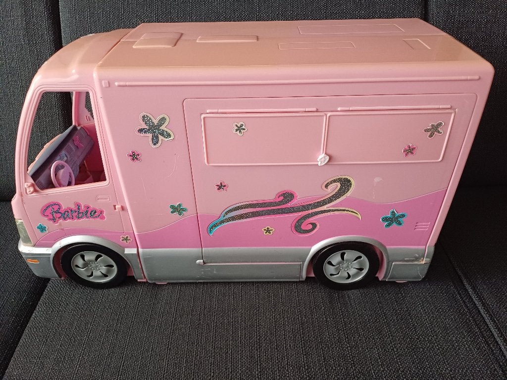 Barbie Camper, Ophalen, Gebruikt