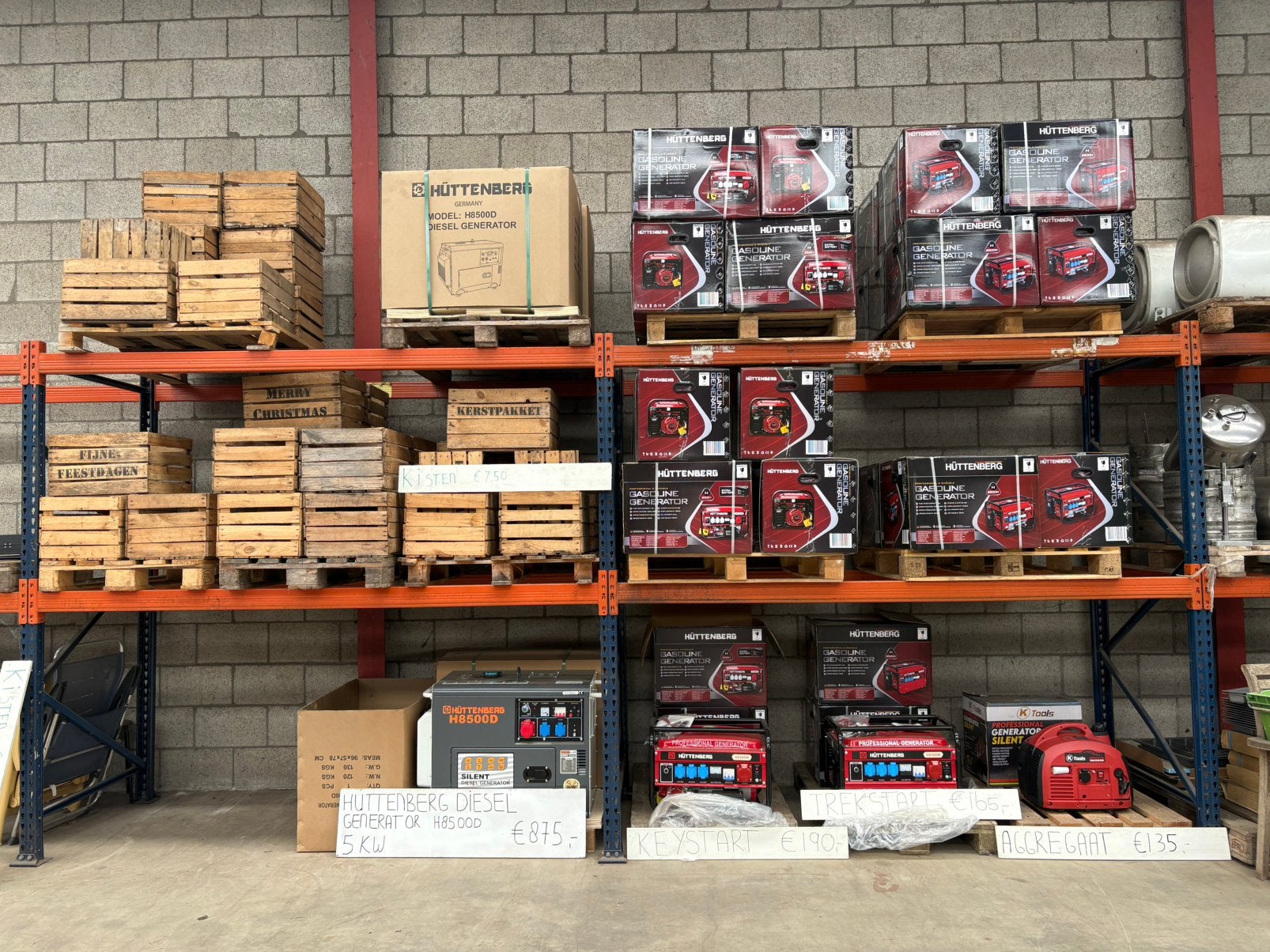 OUTLET AGGREGATEN, Ophalen, Elektrisch startend, Benzine, Nieuw