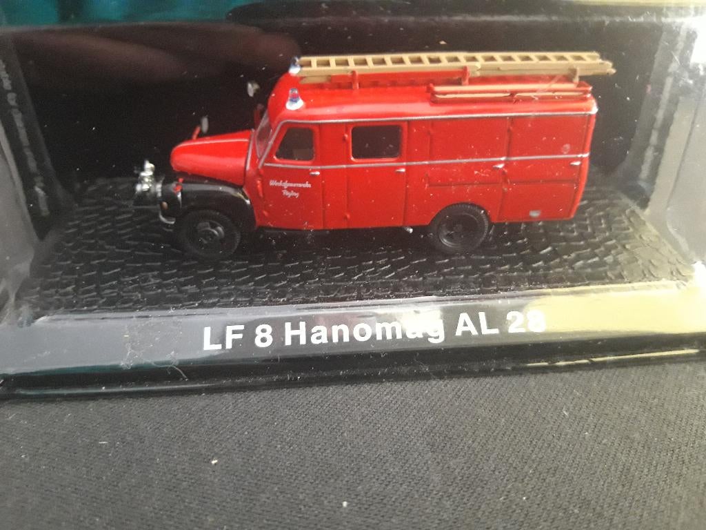Hanomag AL 28 brandweerwagen 3-inch model, Ophalen of Verzenden, Zo goed als nieuw, Bus of Vrachtwagen