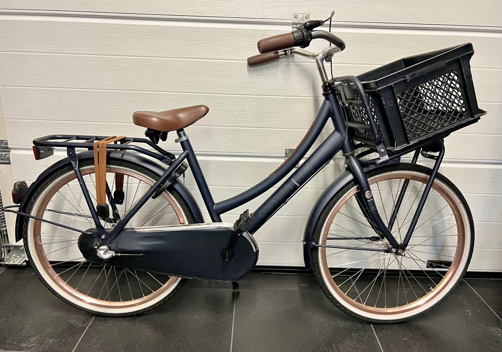Zeer nette Cortina U4 Transport meisjesfiets 24” 3 versn, Ophalen, Zo goed als nieuw, 24 inch, Versnellingen