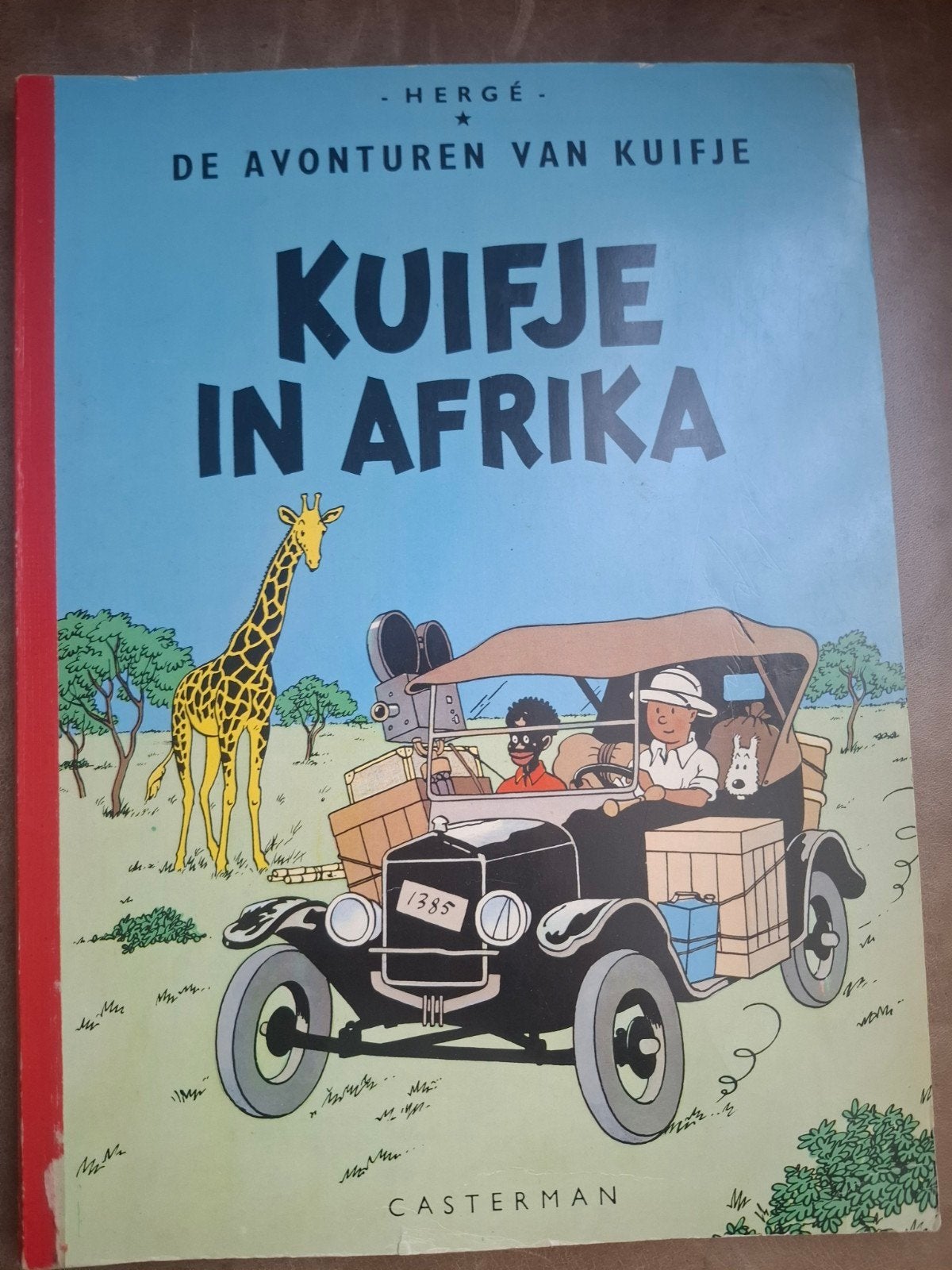 Kuifje in Afrika, Eén stripboek, Hergé ,Casterman, Ophalen, Gelezen
