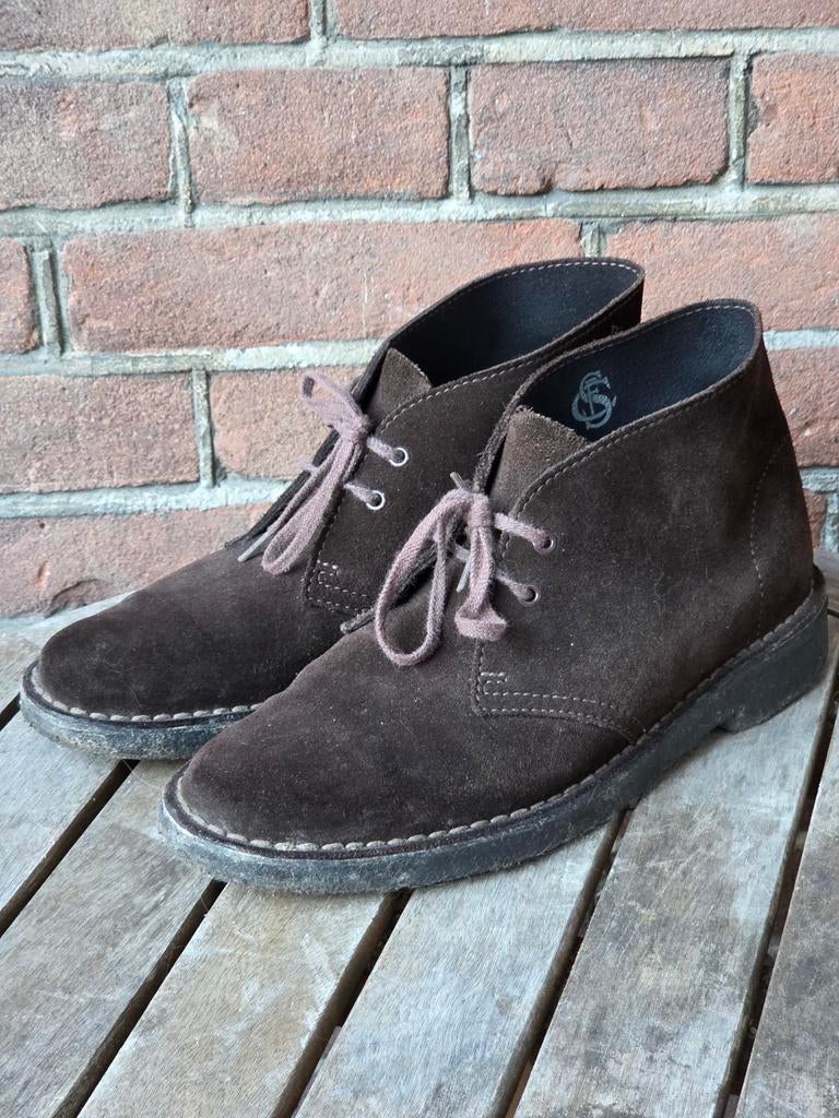 Clarks Originals Premium Desert Boots - Suède 39.5, Kleding | Dames, Schoenen, Zo goed als nieuw, Overige typen, Bruin, Ophalen of Verzenden