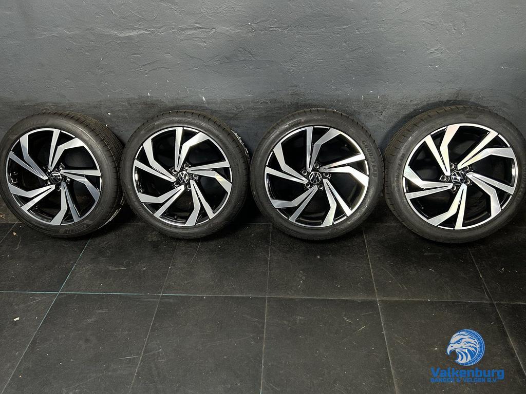 Nieuwe originele VW Caddy 18 inch zwarte velgen 5x112 zomerb, 18 inch, -, -, Banden en Velgen