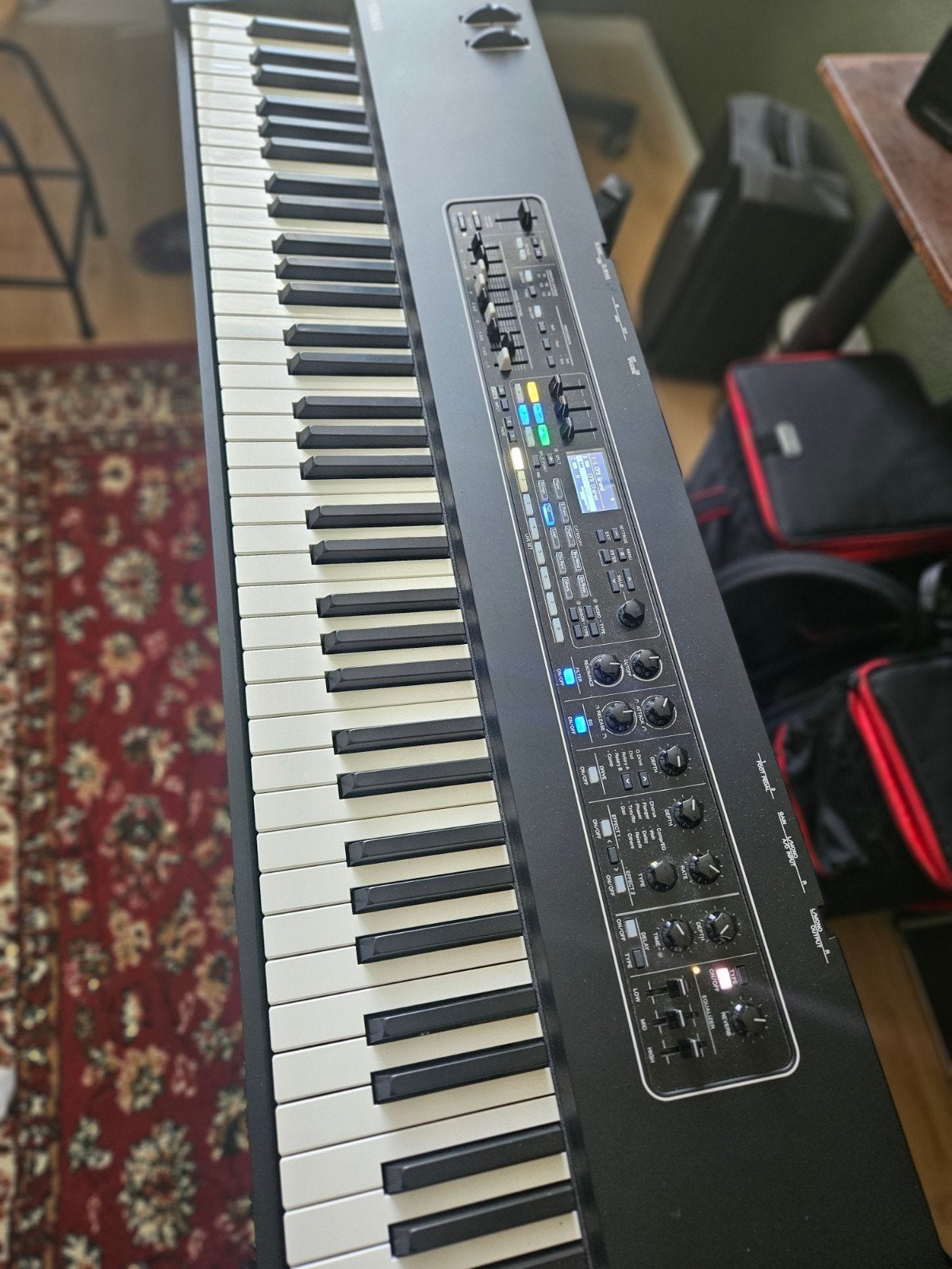 Yamaha CK88 Stage Piano – Nieuwstaat | Garantie t/m jan 2027, Ophalen of Verzenden, Zo goed als nieuw, Zwart