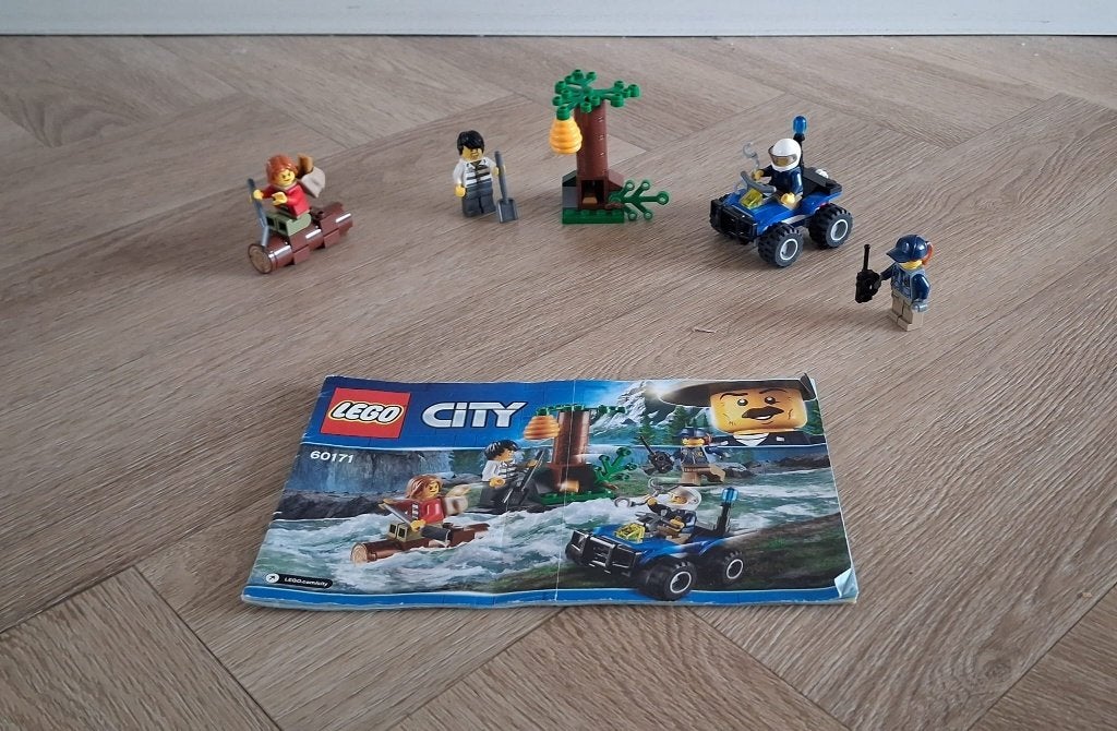 Lego city bergachtervolging 60171, Ophalen, Zo goed als nieuw