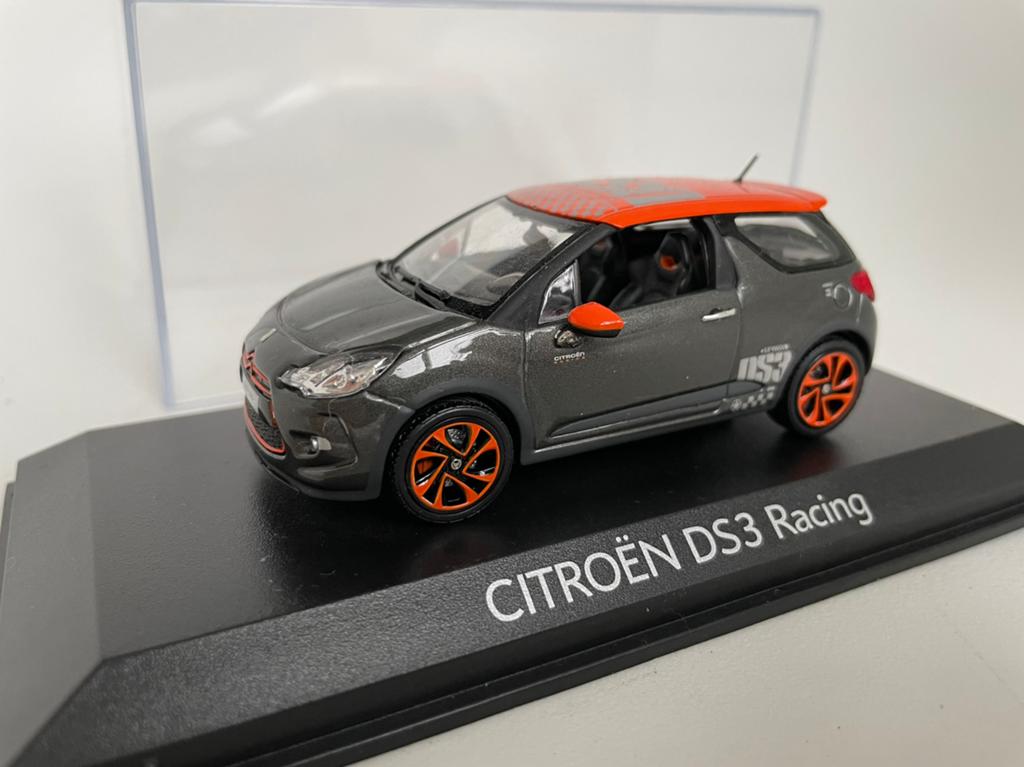 model Citroën DS 3 DS3 Racing grey orange Norev 1/43, Ophalen of Verzenden, Zo goed als nieuw, Auto, Norev