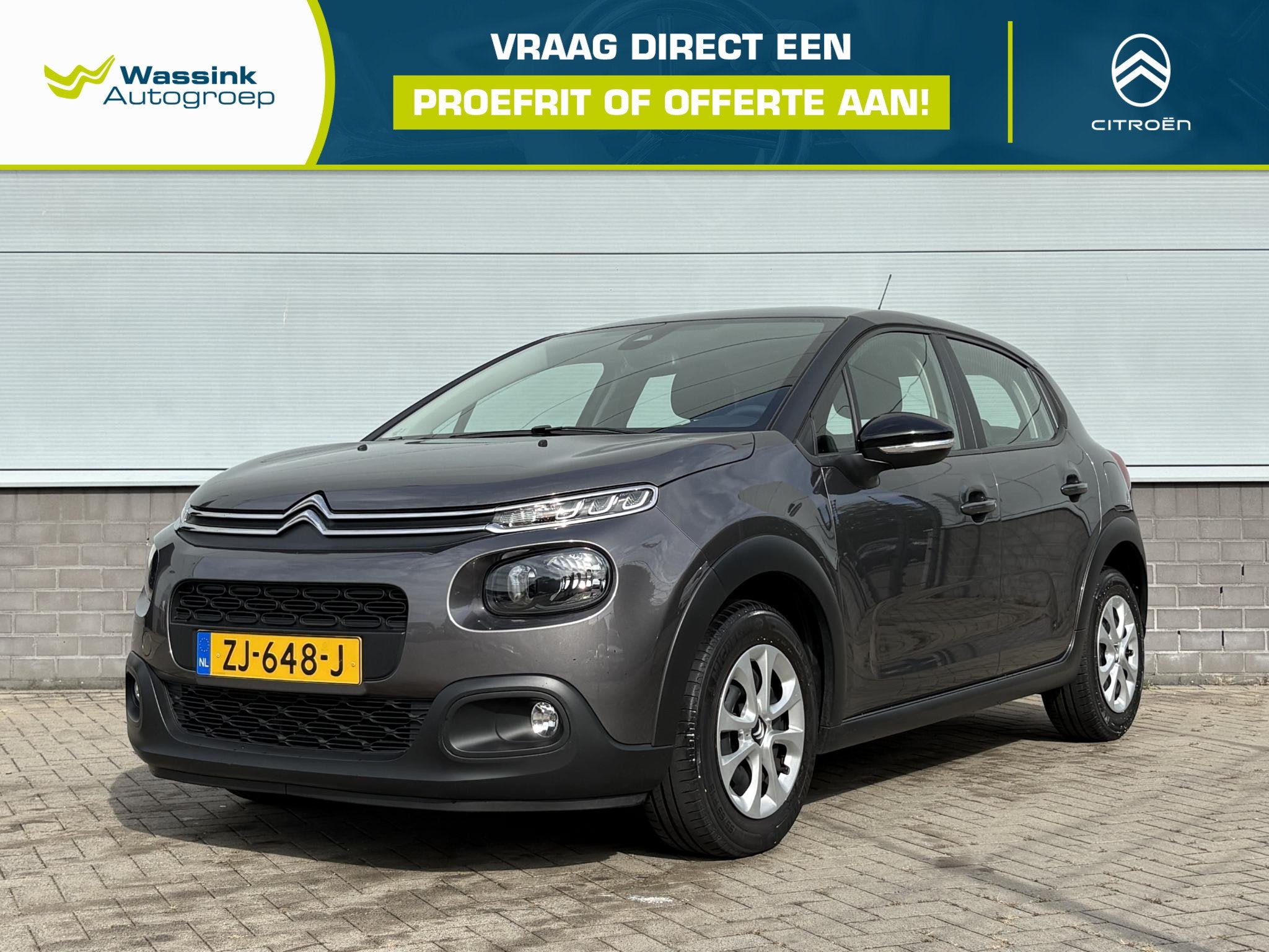 Citroen C3 110 pk S&S Feel | Navigatie | Parkeersensoren | A, Euro 6, 1199 cc, 49 €/maand, Origineel Nederlands