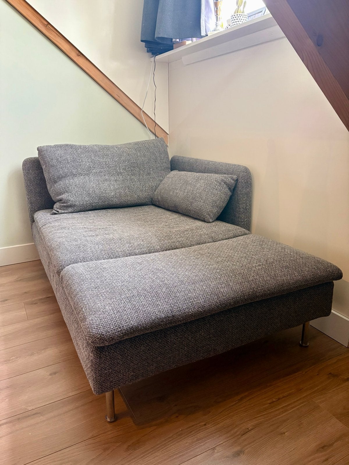 IKEA SÖDERHAMN Chaise longue, losse armleuning - zga nieuw, Ophalen, Eenpersoons, 150 tot 200 cm, 75 tot 100 cm