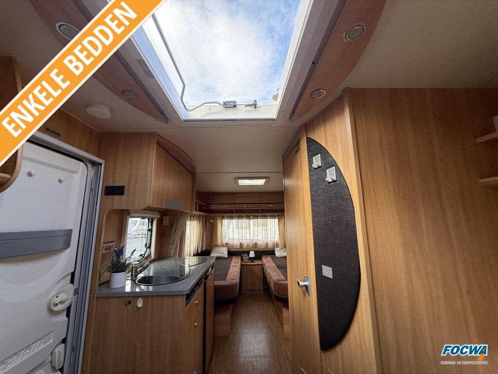 Dethleffs Camper 470 V Mover 2 Enkele bedden Voort, Caravans en Kamperen, Reservewiel, Rondzit, Bedrijf, 1000 - 1250 kg
