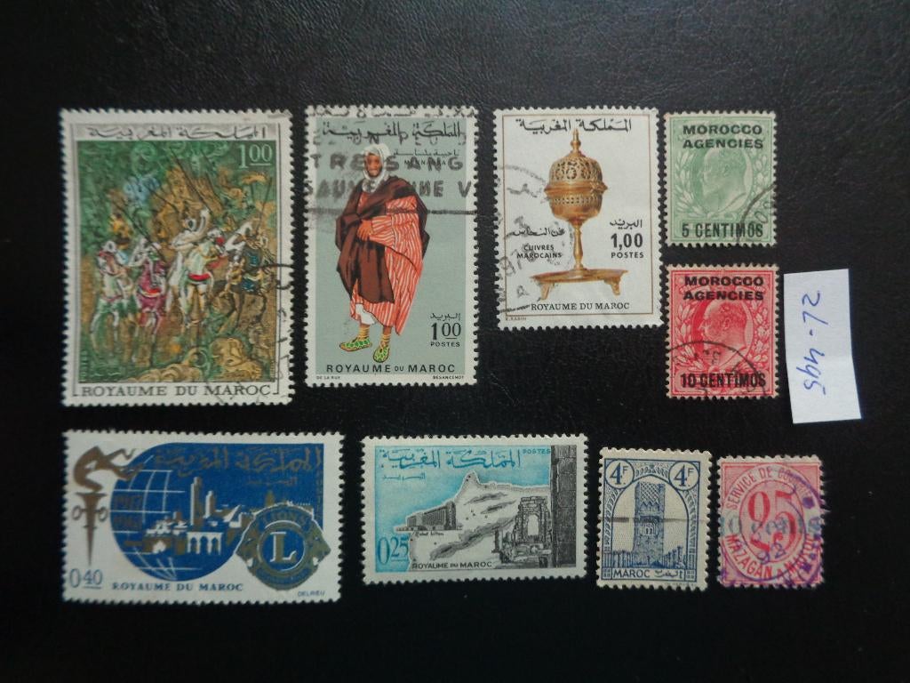 marokko - diverse (zl-495), Ophalen of Verzenden, Marokko, Gestempeld