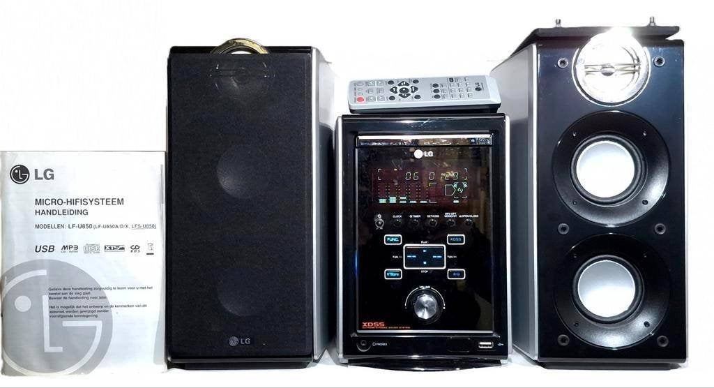 LG LF-U850D Micro Audio Hi-Fi Systeem Vintage, LG Electronics Benelux, Ophalen of Verzenden, Radio, Ae.svcsupport@ge.com