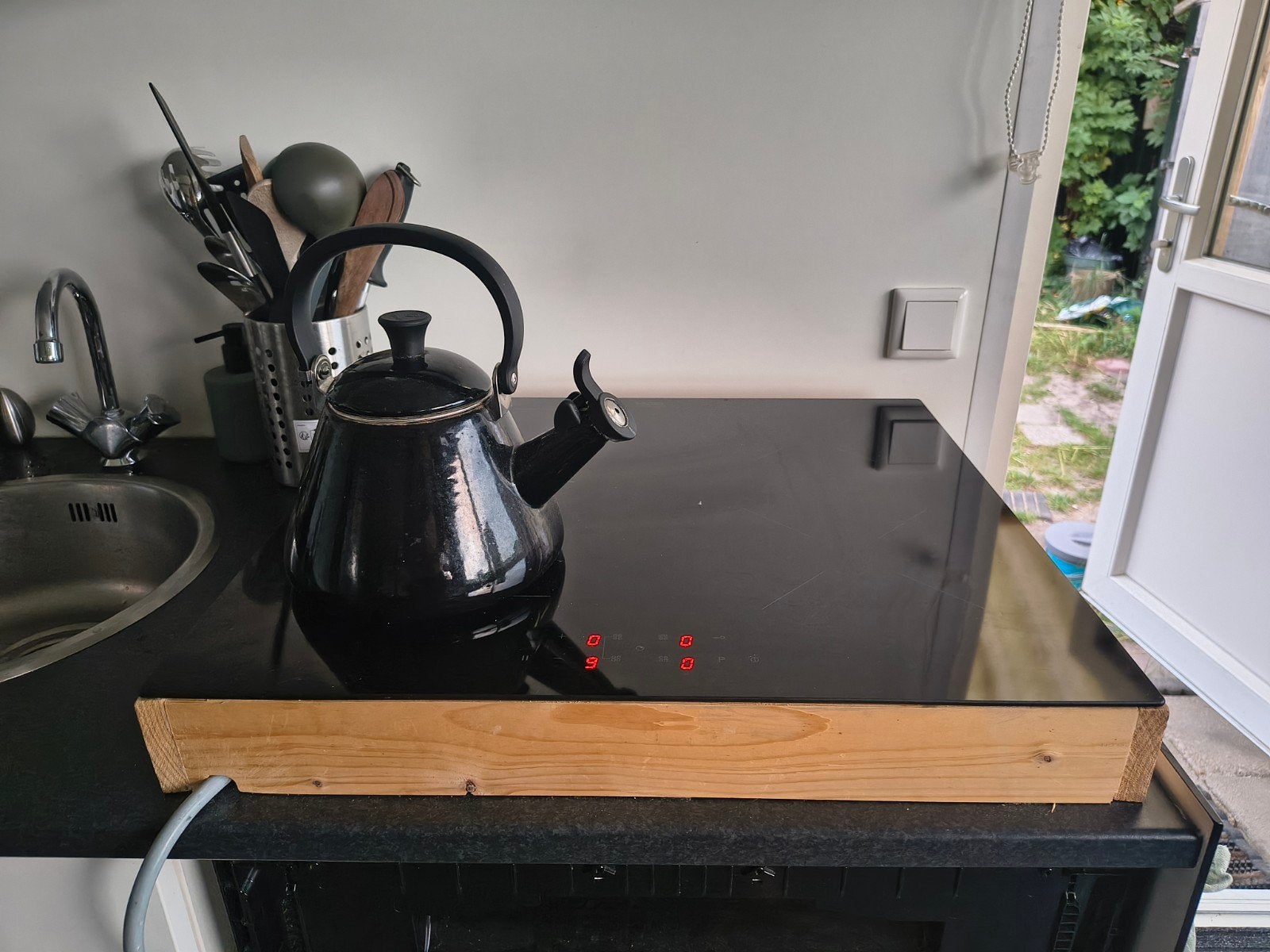 Etna elektrische kookplaat vierpits, Witgoed en Apparatuur, Kookplaten, Gebruikt, Vrijstaand, Elektrisch, 4 kookzones, Ophalen