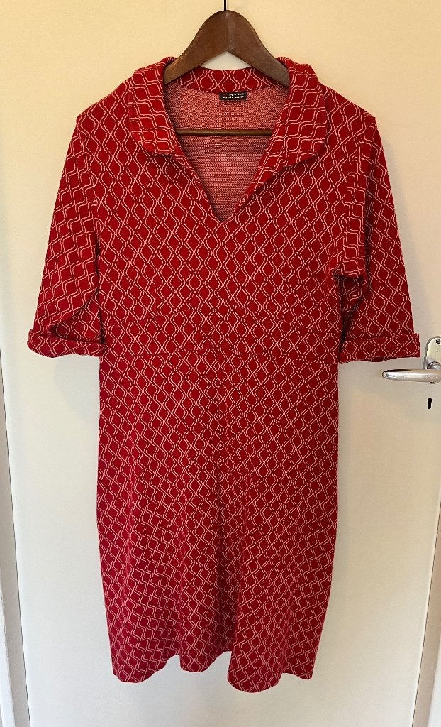 Froy & Dind retro jurkje in maat XL, Verzenden, Maat 42/44 (L), Knielengte, Rood