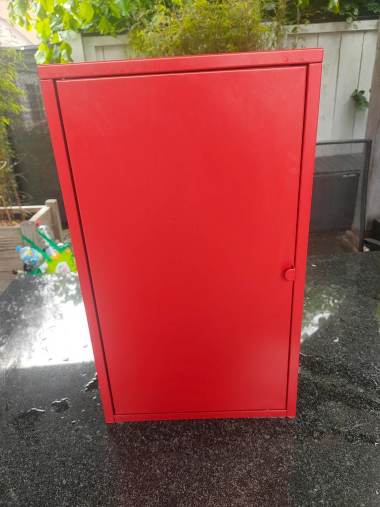 IKEA Lixhult kastje rood, Ophalen of Verzenden, Gebruikt