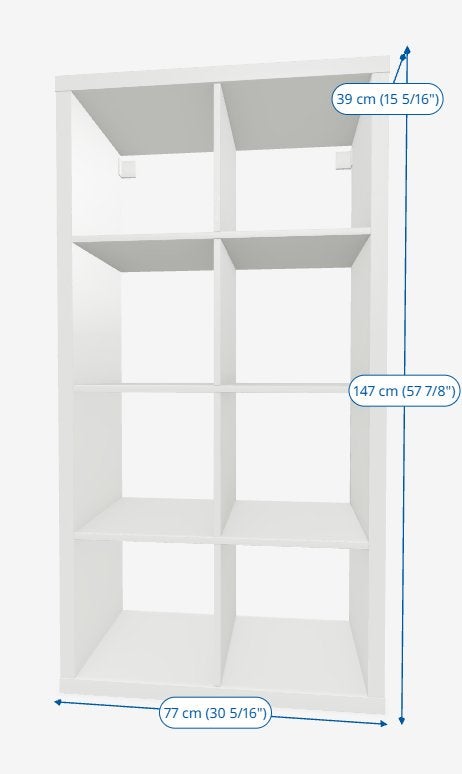 Kallax Open kast 77x147, Ophalen, 100 tot 150 cm, 50 tot 100 cm, Zo goed als nieuw