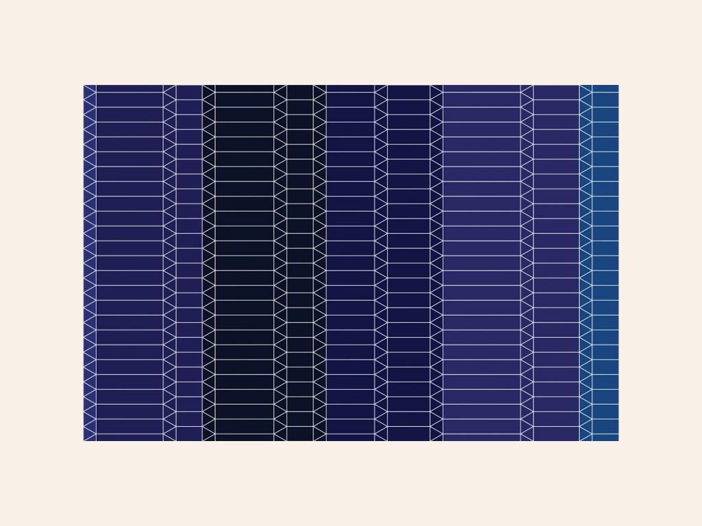 Moooi Carpets ZigZag blauw bij TheReSales, Huis en Inrichting, Stoffering | Tapijten en Kleden, Zo goed als nieuw, 200 cm of meer