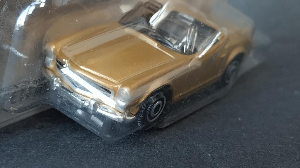 Mercedes Benz 230 SL Pagode gold 1:64 3inch Matchbox Pol, Auto, Verzenden, Nieuw, Matchbox@mattel.com