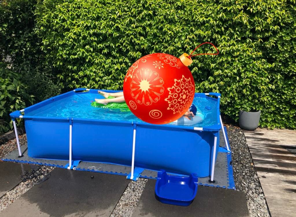 Complete zwembad set met accesoires, Ophalen, Minder dan 80 cm, Zo goed als nieuw, Opzetzwembad