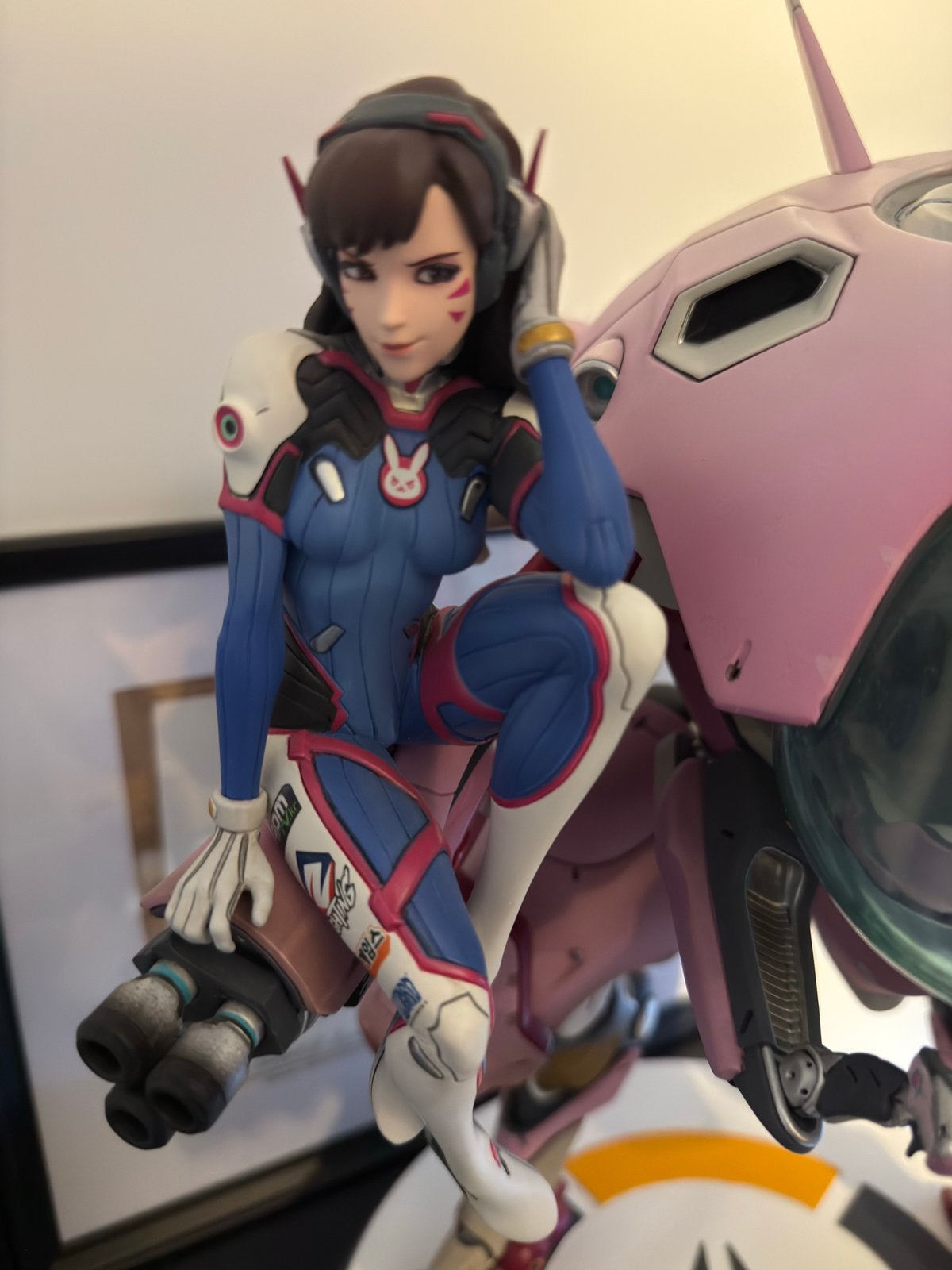 Overwatch D.Va & Meka Statue - Blizzard Collectible, Ophalen of Verzenden, Gebruikt