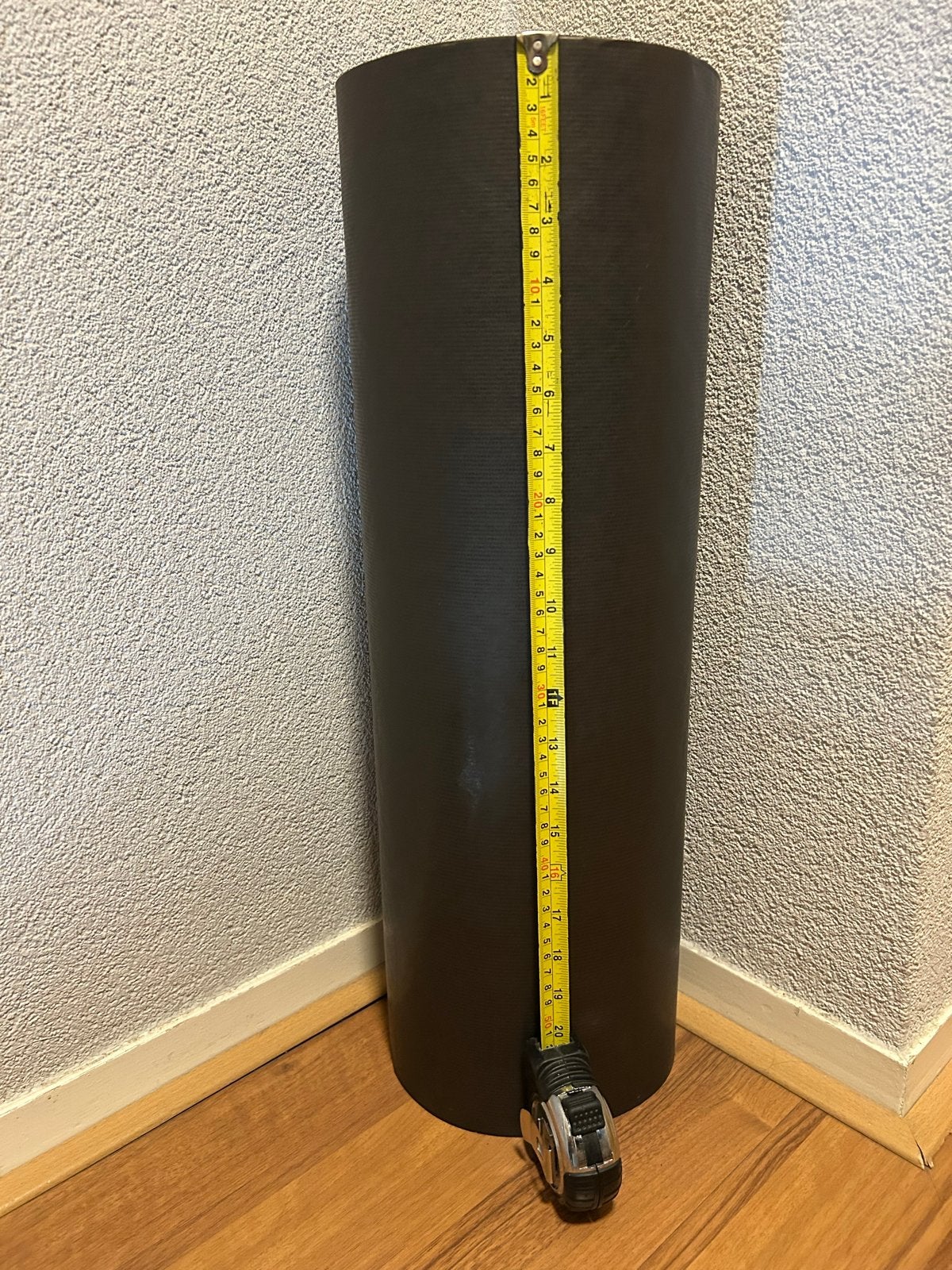 Zwart/ antraciet inpakpapier op rol, 60 cm breed, Ophalen, Zo goed als nieuw