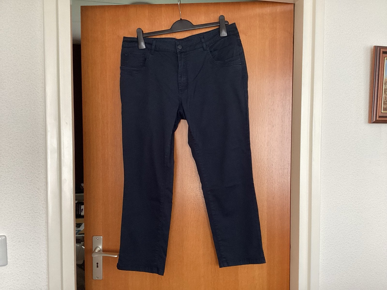 Parami donkerblauwe dames broek maat 44, 7/8 lengte, Kleding | Dames, Ophalen of Verzenden, Maat 42/44 (L), Blauw, Driekwart