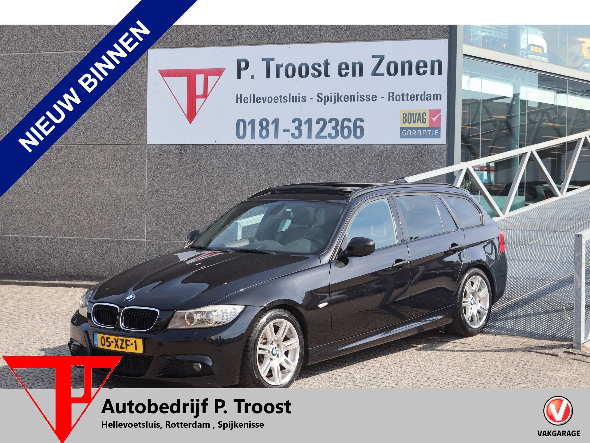 BMW 3 Serie Touring 318i Corporate Lease M Sport Edition Pan, Euro 5, 4 cilinders, Zwart, Origineel Nederlands