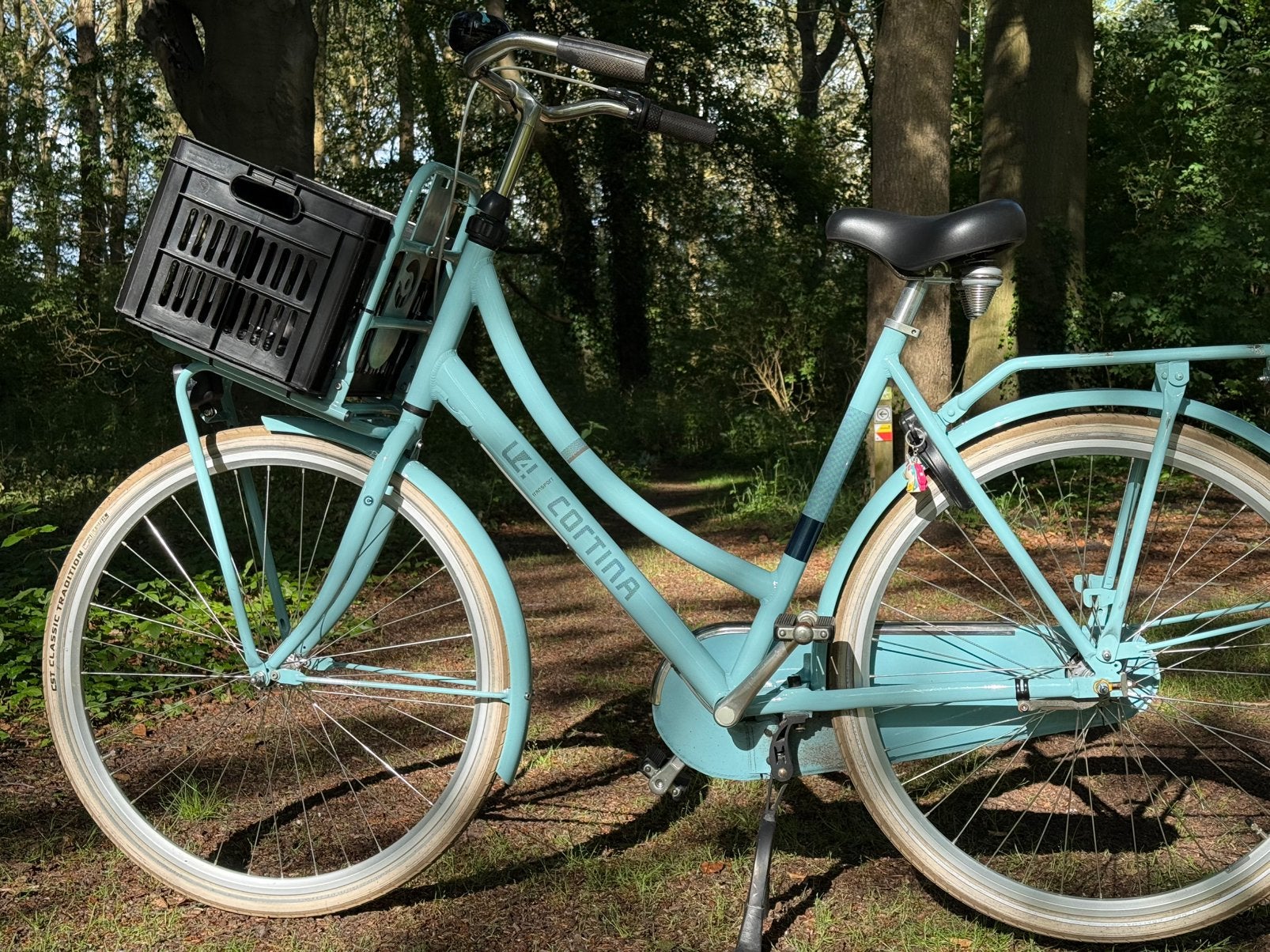 Damesfiets Cortina transport U4 (frame 57 and 28” wielen), Fietsen en Brommers, 56 cm of meer, Ophalen, Zo goed als nieuw, Versnellingen