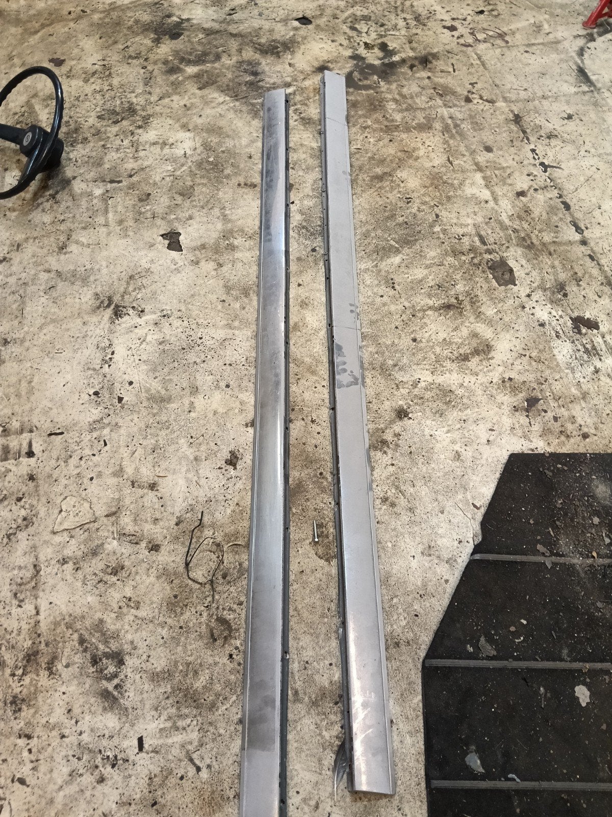 Dorpellijsten Rekord D 4-deurs of Commodore b, Auto-onderdelen, Carrosserie en Plaatwerk, Deur, Opel, Voor, Gebruikt, Ophalen