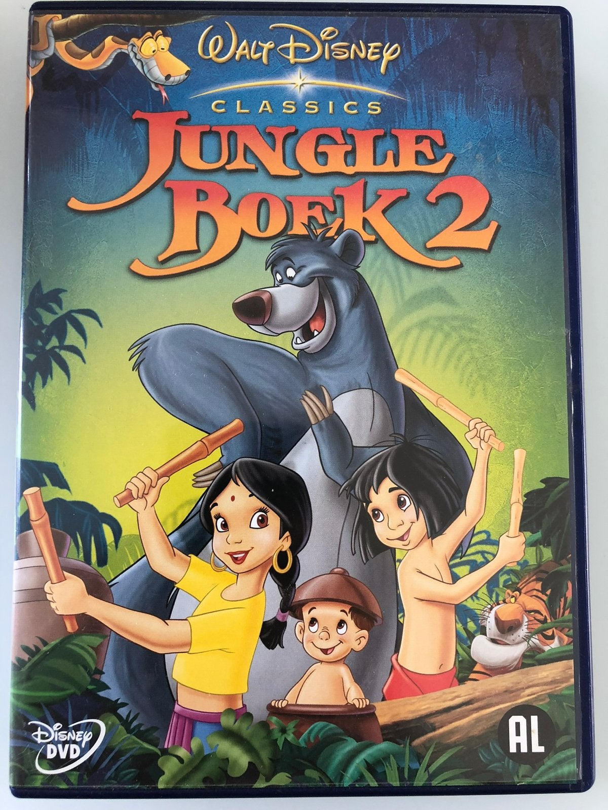 Dvd Walt Disney classics Jungle boek 2, Alle leeftijden, Ophalen of Verzenden, Zo goed als nieuw, Amerikaans