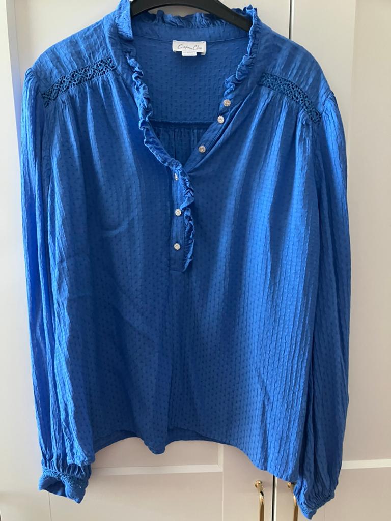 Cotton club blouse maat XL, Kleding | Dames, Blouses en Tunieken, Ophalen of Verzenden, Zo goed als nieuw, Maat 42/44 (L)