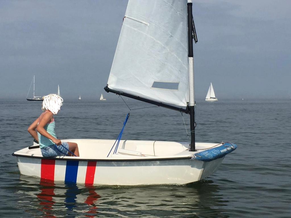 Zeilboot Optimist, Ophalen, Zo goed als nieuw