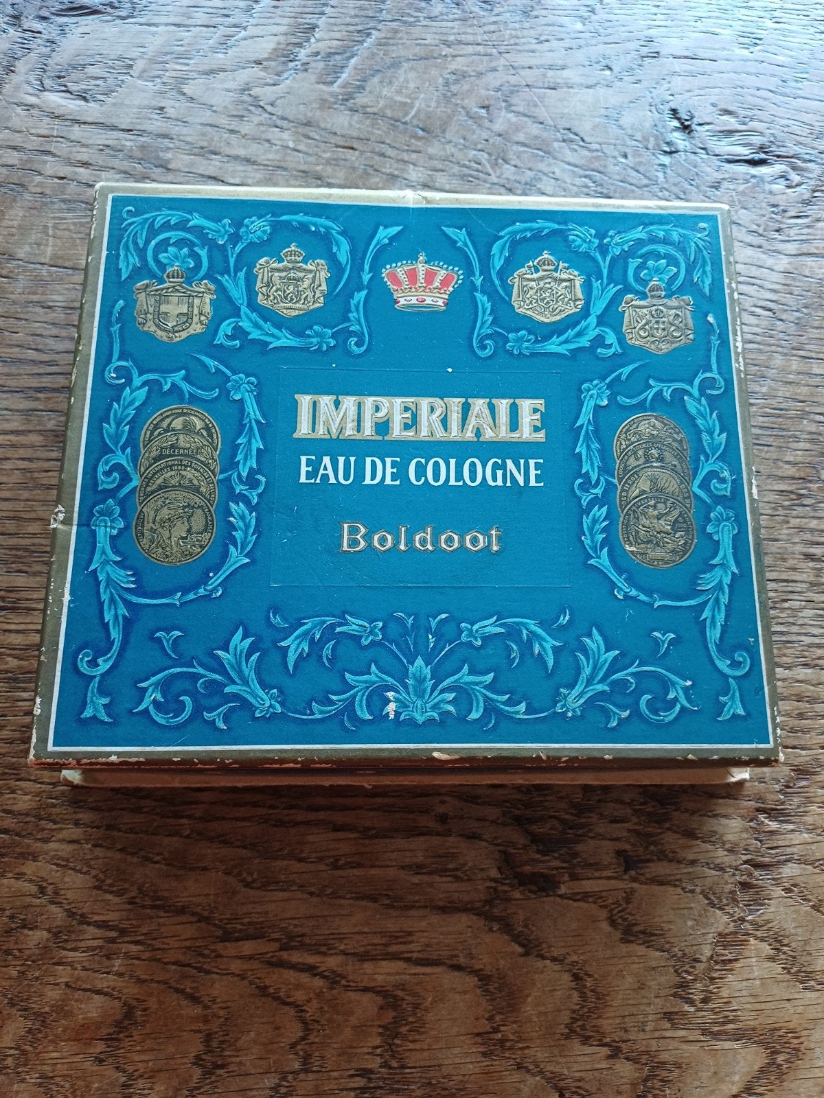 Vintage Imperiale Eau de Cologne Boldoot Geschenkset, Antiek en Kunst, Curiosa en Brocante, Ophalen of Verzenden