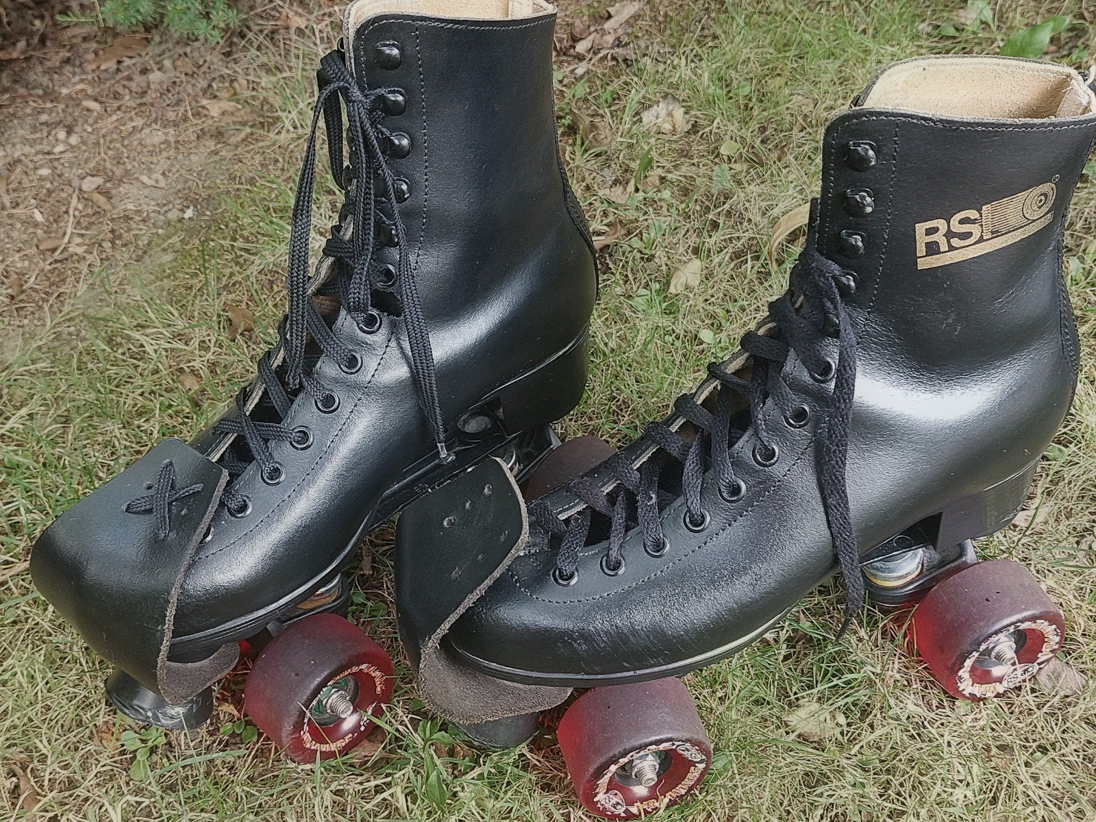 Leren rolschaatsen RSI, 59mm, Mini Quads, mt 39, Overige merken, Gebruikt, Overige typen, Ophalen of Verzenden