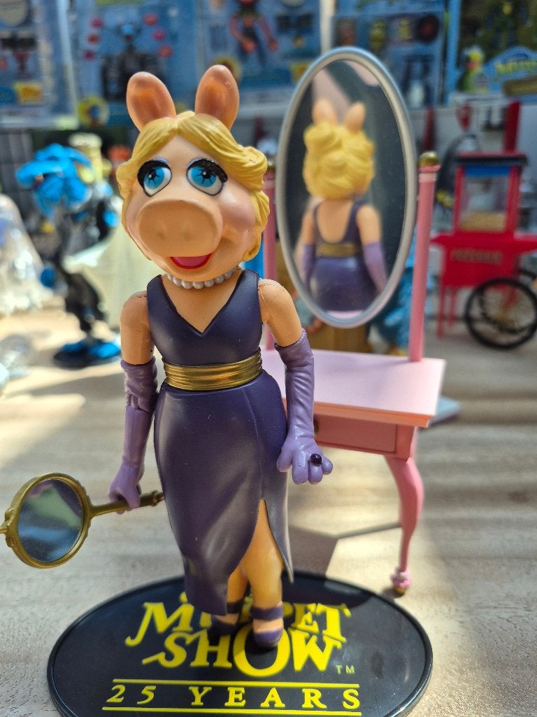 The Muppet Show Miss Piggy Dressing Room Figure Palisades, Verzamelen, Ophalen of Verzenden, Zo goed als nieuw
