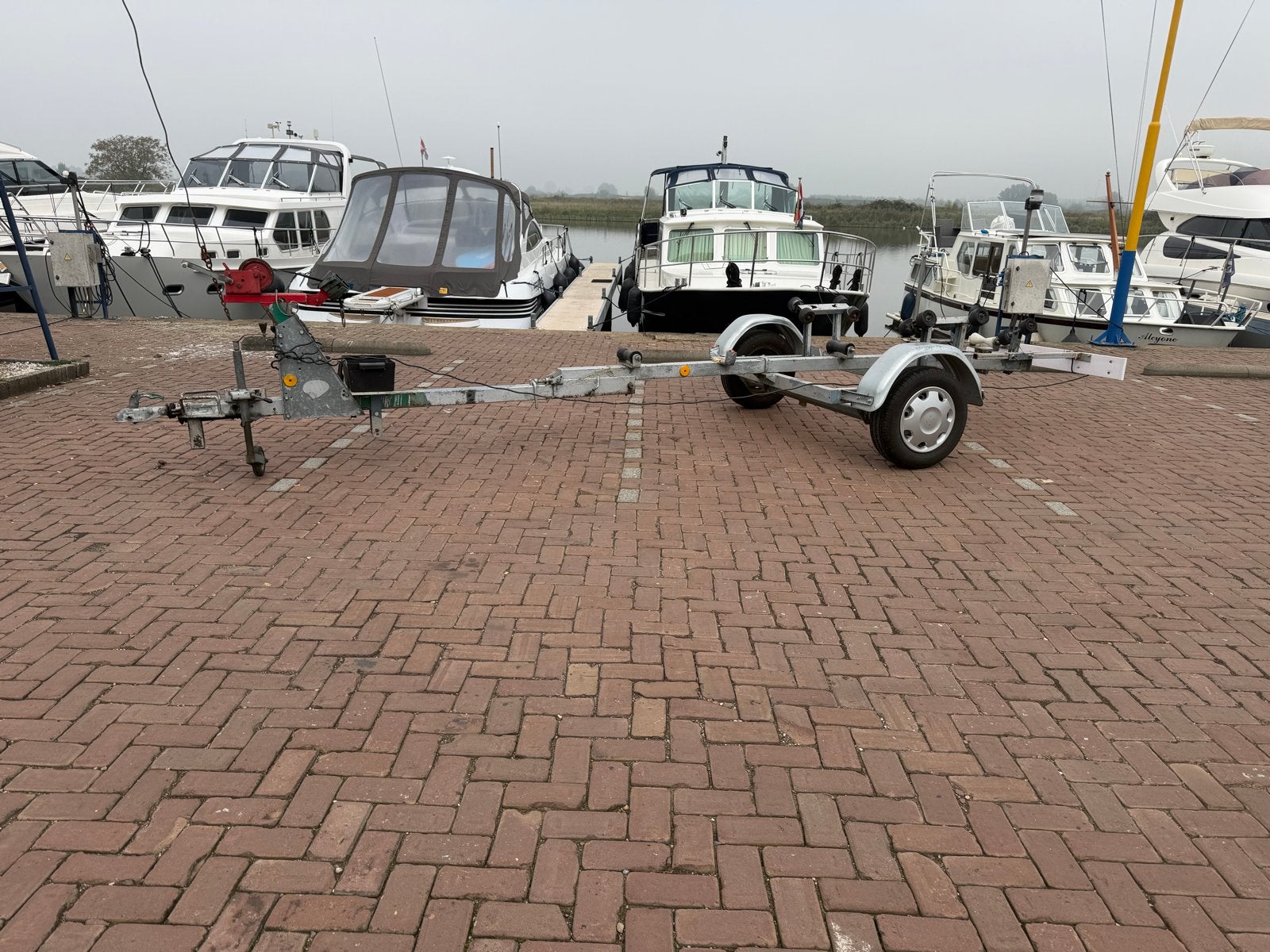 Boottrailer | Stallingstrailer | trailer, Watersport en Boten, Ophalen, Minder dan 1500 kg, Gebruikt, Overige typen