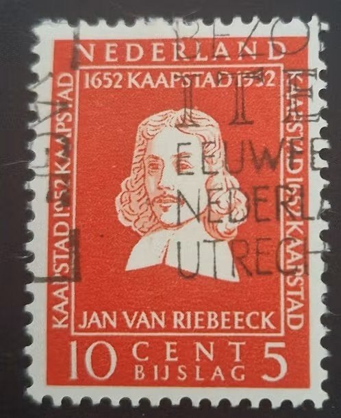 Nederland 1952 - nvph 578-581 - Riebeeck  - ab1, Verzenden, Na 1940, Gestempeld