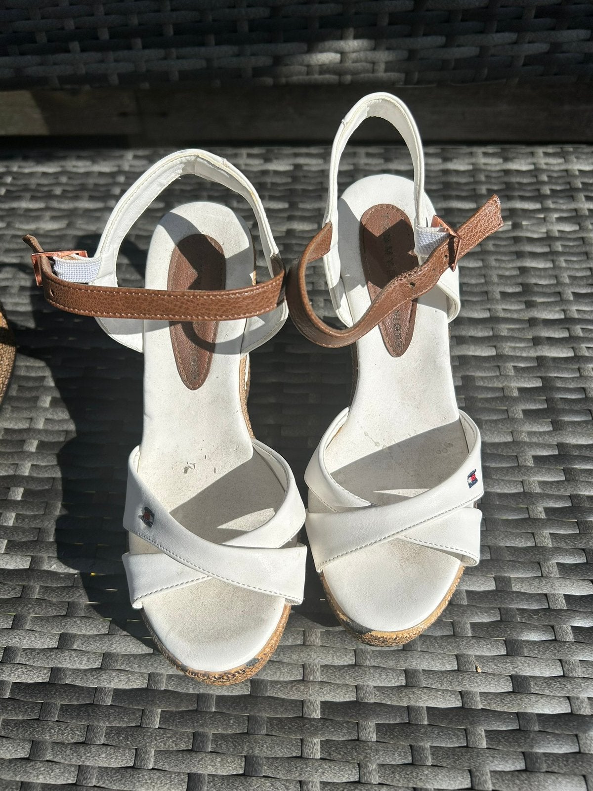 Sandaal tommy hilfiger maat 36, Ophalen of Verzenden, Zo goed als nieuw, Blauw, Sandalen of Muiltjes