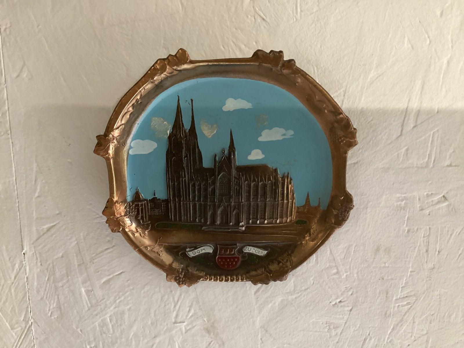 Vintage wanddecoratie Kölner Dom - Dom Zu Cöln, Ophalen of Verzenden, Gebruikt, Overige typen