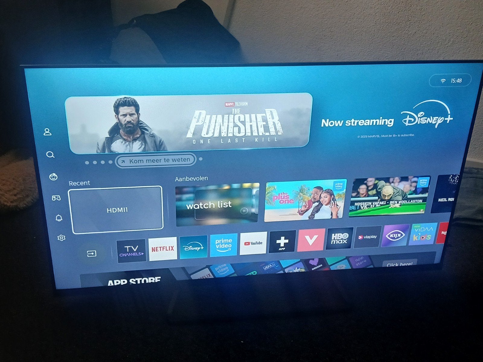 BALORA televisie, 50 Hz, 80 tot 100 cm, Zo goed als nieuw, Smart TV